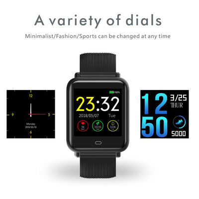 "Q9 Smart Watch with Heart Rate Monitor"