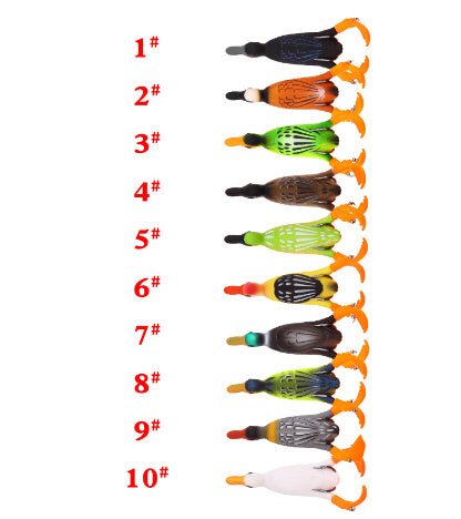 Lure Propeller Flippers Duck Floating Rotating Tractor