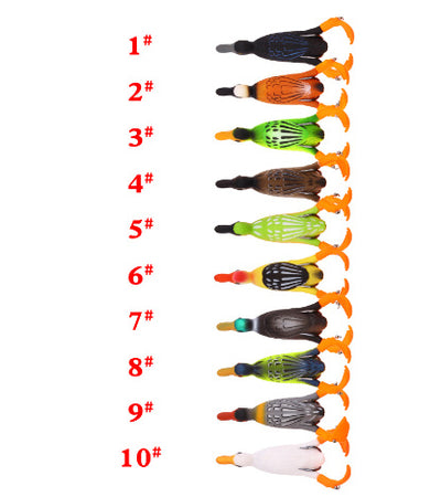 Lure Propeller Flippers Duck Floating Rotating Tractor