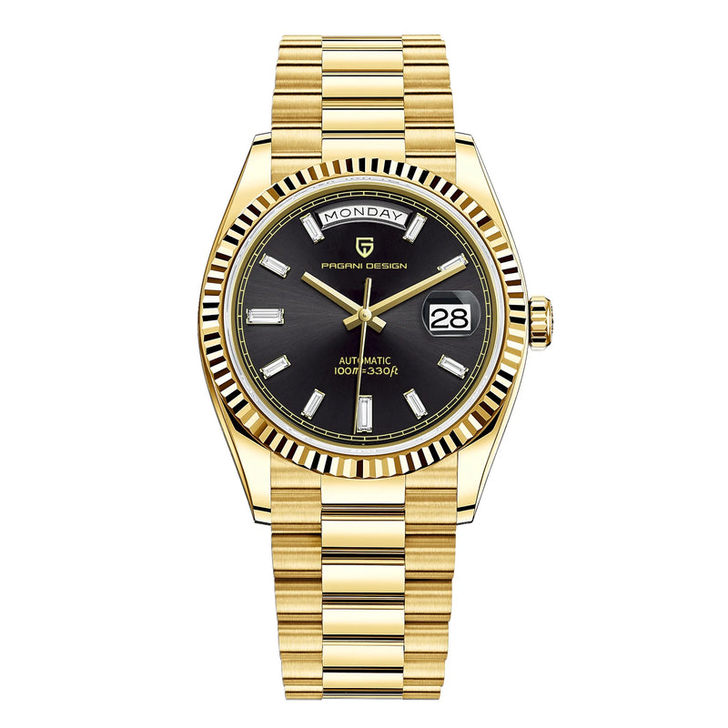 PAGANI DESIGN DD36 Gold Green V2 Men's Mechanical Watches Luxury Automatic Watch For Men 2024 New AR Sapphire glass Wrist watch