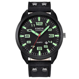 2023 Watch Men Leather Date Casual Analog Quartz Wrist Watch Business Watches Gifts Mature Men Business Watch Top Brand