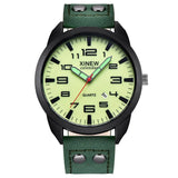 2023 Watch Men Leather Date Casual Analog Quartz Wrist Watch Business Watches Gifts Mature Men Business Watch Top Brand