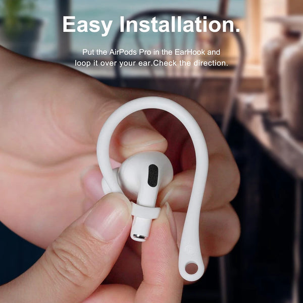 1-10pairs Silicone Lightweight Ear Hooks Wireless Headset Ear Hooks Anti-fall Bluetooth Earphone Holder for Airpods Pro3 Headset
