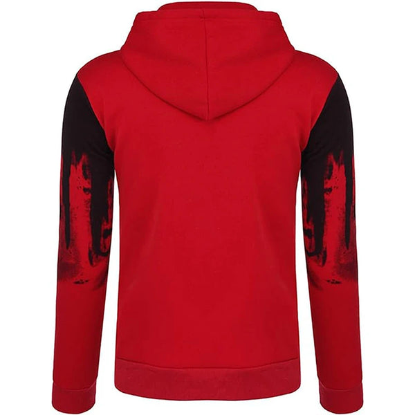 Men s Oversized Hood Sweatshirt 3D Printed Long Sleeve Loose Hoodies with Kangaroo Pocket for Autumn Winter