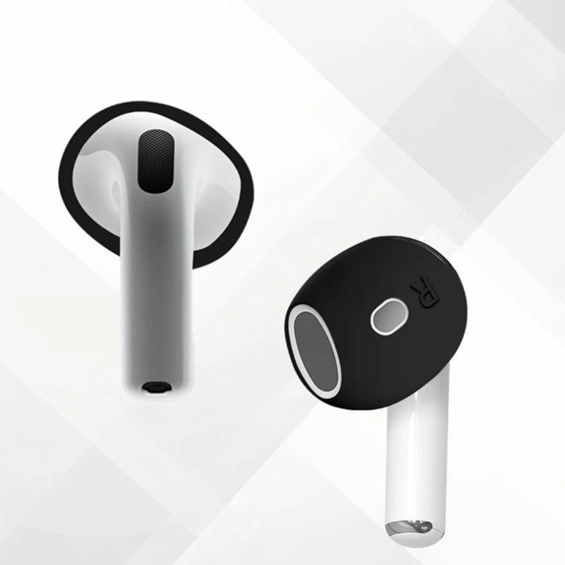 1Pair Silicone Ear Pads For Airpods 4 Case Wireless Earphones Protective Ear Caps Covers Airpods 4 Earpads Eartips