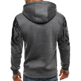Men s Oversized Hood Sweatshirt 3D Printed Long Sleeve Loose Hoodies with Kangaroo Pocket for Autumn Winter
