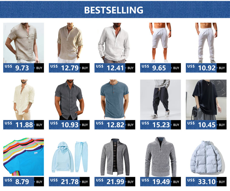 Men's Cotton Linen Pants Male Autumn New Breathable Solid Color Linen Trousers Fitness Streetwear S-3XL