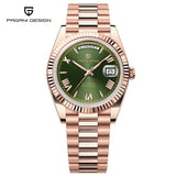 2025 New PAGANI DESIGN DD36 Rose Gold Luxury Men's Watches Mechanical Automatic Wrist Watch For Men AR Sapphire Mirror Man Gift