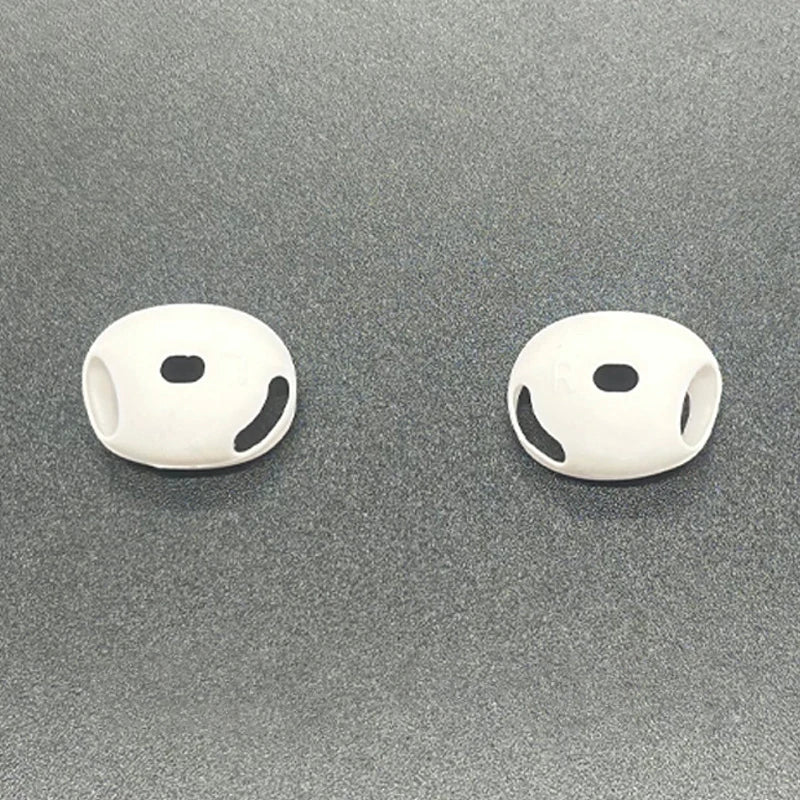 1Pair Silicone Ear Pads For Airpods 4 Case Wireless Earphones Protective Ear Caps Covers Airpods 4 Earpads Eartips