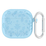 Silicone Earphone Protective Case with Carabiner for AirPods 4 2024 Shockproof and Dustproof Cover