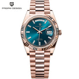 2025 New PAGANI DESIGN DD36 Rose Gold Luxury Men's Watches Mechanical Automatic Wrist Watch For Men AR Sapphire Mirror Man Gift