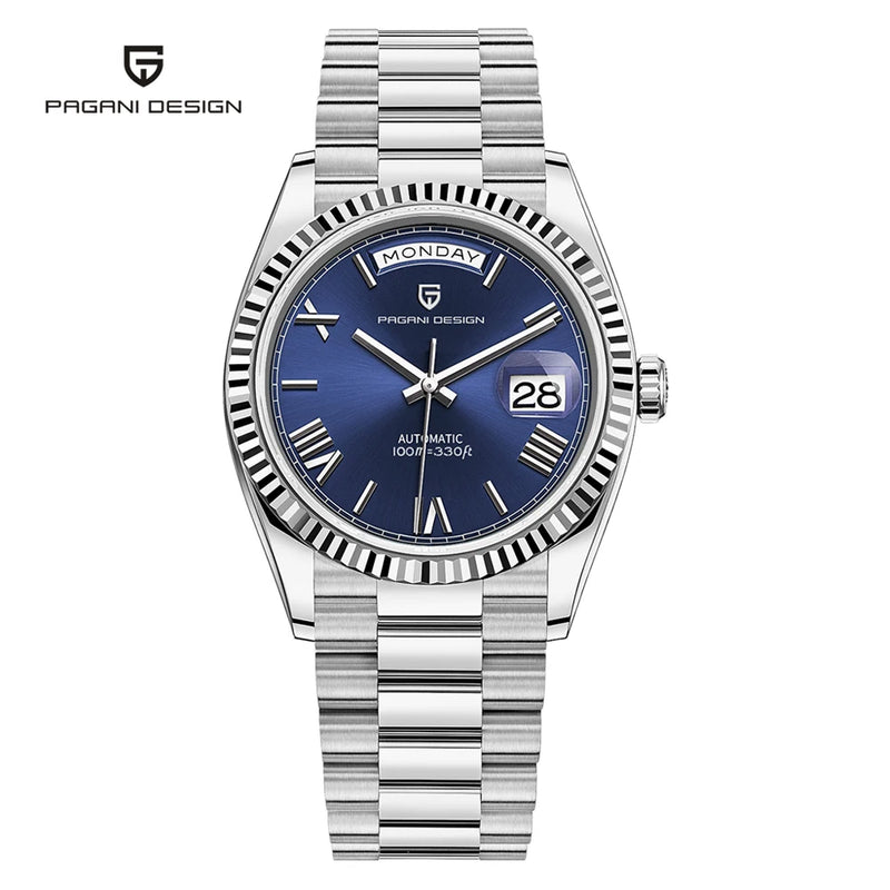 2025 New PAGANI DESIGN DD36 Rose Gold Luxury Men's Watches Mechanical Automatic Wrist Watch For Men AR Sapphire Mirror Man Gift