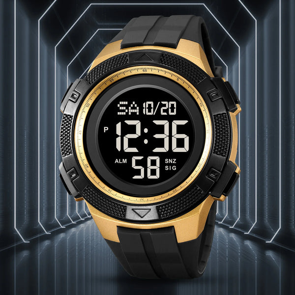 SKMEI Relojes Para Hombres Back Light Digital Sport Watch Mens Countdown Stopwatch Wristwatches 5Bar Waterproof Wrist Watch