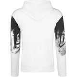 Men s Oversized Hood Sweatshirt 3D Printed Long Sleeve Loose Hoodies with Kangaroo Pocket for Autumn Winter