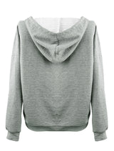 Simple Versatile Zip Up Hoodie Long Sleeve Sweatshirts Fall Outfits Oversized Hoodies Casual Fashion Solid Color Comfy Jackets