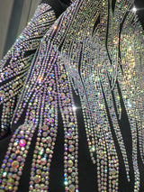 Plus Size Zip Up Women Hoodies Fleece Rhinestones Graphic Jacket Warm Soft and Thick for Winter Hooded Sweatshirt Relaxed Fit