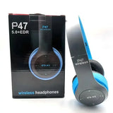 Bluetooth 5.0 Wireless Headphones with Foldable Design, HIFI Stereo Bass, Mic, USB Adapter for iPhone Gaming