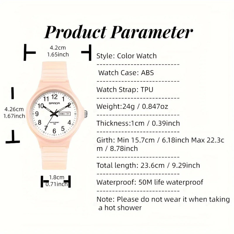 Women's Watch Ladies Watches Sport Wrist Watch Nurse Analog Simple Minimalist Casual Watch Dress Wristwatch with Day Date