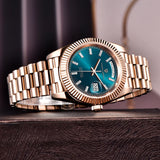 2025 New PAGANI DESIGN DD36 Rose Gold Luxury Men's Watches Mechanical Automatic Wrist Watch For Men AR Sapphire Mirror Man Gift