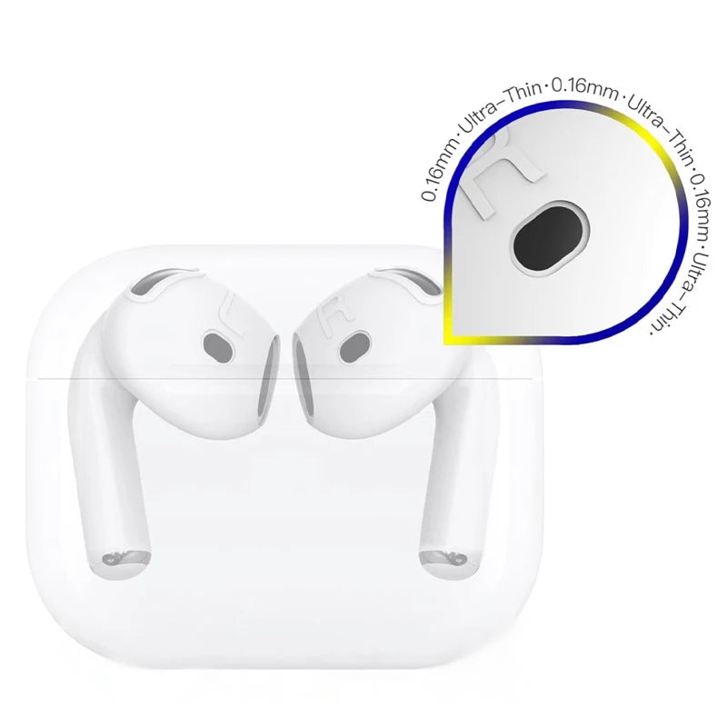 1Pair Silicone Ear Pads For Airpods 4 Case Wireless Earphones Protective Ear Caps Covers Airpods 4 Earpads Eartips