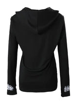 Women s Long Sleeve Halloween Skull Print Hooded Hoodies Shirts Spring Fall Casual Tops Streetwear Fashion Pullover Sweatshirt