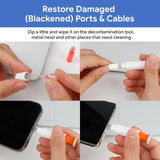 12 in 1 iPhone Cleaning Kit Airpods Cleaning Kit iPad Phone Charging Port Cleaner Repair Restore Tool Multi Cleaner Tool Kit fo