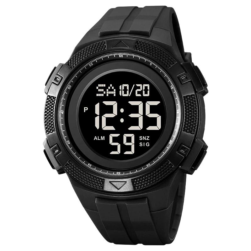 SKMEI Relojes Para Hombres Back Light Digital Sport Watch Mens Countdown Stopwatch Wristwatches 5Bar Waterproof Wrist Watch