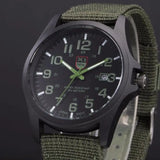 Outdoor Mens Date Stainless Steel Military Sports Analog Quartz Army Wrist Watch relogio masculino watch men часы мужские 2023