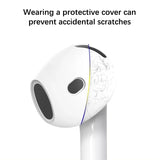 1Pair Silicone Ear Pads For Airpods 4 Case Wireless Earphones Protective Ear Caps Covers Airpods 4 Earpads Eartips