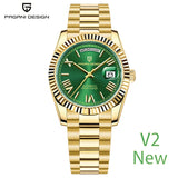PAGANI DESIGN Men's Mechanical Watches Luxury Automatic Watch For Men 2023 New AR Sapphire glass Complete Calendar Wrist watch