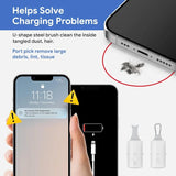 12 in 1 iPhone Cleaning Kit Airpods Cleaning Kit iPad Phone Charging Port Cleaner Repair Restore Tool Multi Cleaner Tool Kit fo