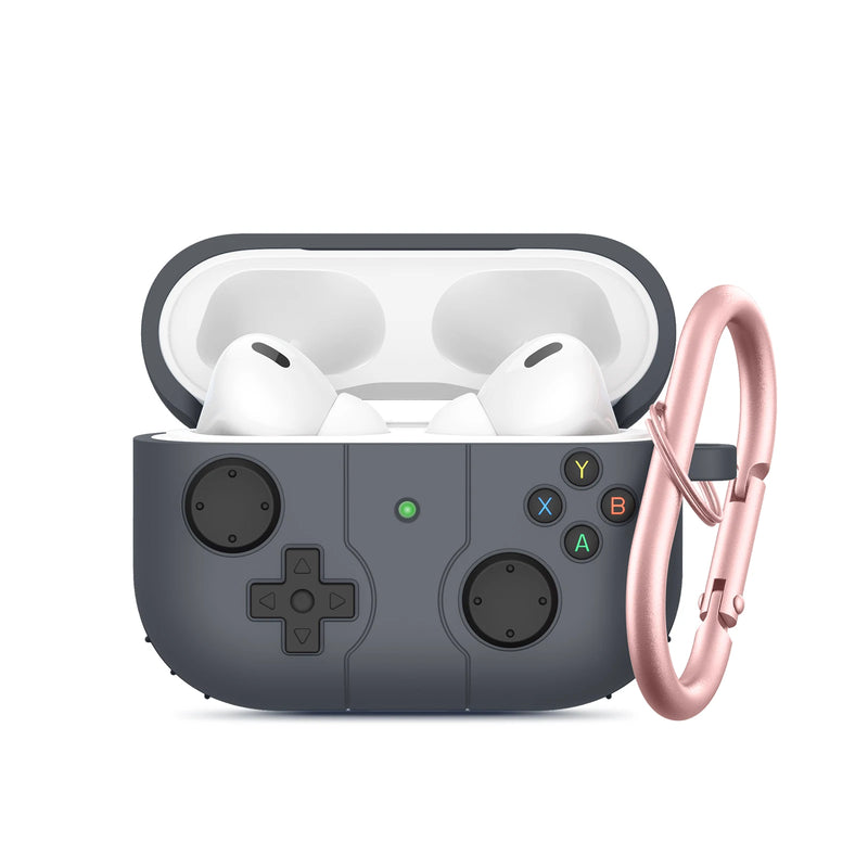 Controller Shaped Protective Cover Shell Replacements Accessories for Apple Airpods Pro 2/Pro Anti-fall Silicone Protective Case