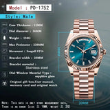 2025 New PAGANI DESIGN DD36 Rose Gold Luxury Men's Watches Mechanical Automatic Wrist Watch For Men AR Sapphire Mirror Man Gift
