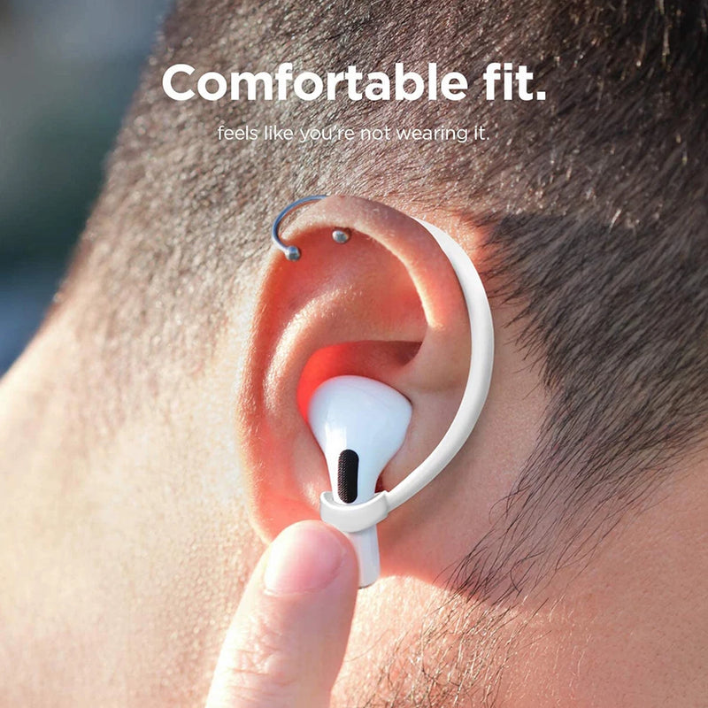 1-10pairs Silicone Lightweight Ear Hooks Wireless Headset Ear Hooks Anti-fall Bluetooth Earphone Holder for Airpods Pro3 Headset