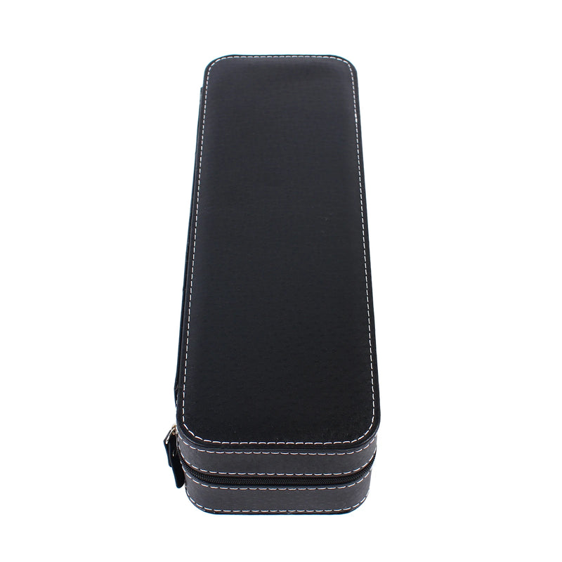 Bymaocar Portable 6 Slot Zipper Watch Case Collector Storage Organizer Home Jewelry Earrings Wrist Watch Box Waterproof