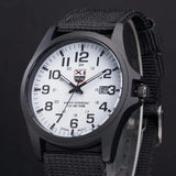 Outdoor Mens Date Stainless Steel Military Sports Analog Quartz Army Wrist Watch relogio masculino watch men часы мужские 2023