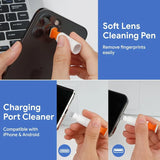 12 in 1 iPhone Cleaning Kit Airpods Cleaning Kit iPad Phone Charging Port Cleaner Repair Restore Tool Multi Cleaner Tool Kit fo