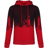Men s Oversized Hood Sweatshirt 3D Printed Long Sleeve Loose Hoodies with Kangaroo Pocket for Autumn Winter