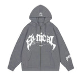 Women s Cute Hoodies Fashion Print Long Sleeve Teen Girl Fall Jacket Casual Clothes Zip-Up Oversized Sweatshirts Coat